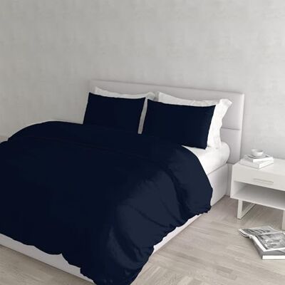 Italian Bed Linen PARURE ELEGANT POKŁADKI, Ciemny Niebieski, Dwuosobowy Italian Bed Linen PARURE ELEGANT POKŁADKI, Ciemny Niebieski, Dwuosobowy