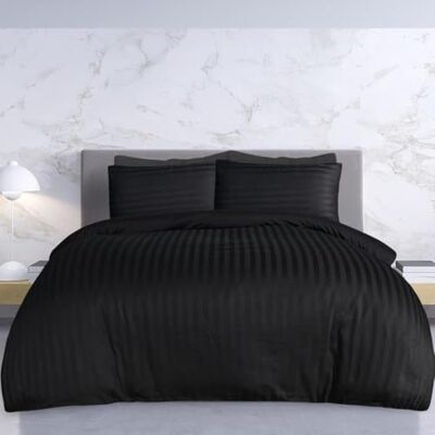 Sleepdown Miękka jakość hotelowa 225 nitek bawełna poliestrowa dwustronna poszewka na kołdrę z poszewkami na poduszki łatwa w pielęgnacji pościel super king (260 cm x 200 cm) Sleepdown Miękka jakość hotelowa 225 nitek bawełna poliestrowa dwustronna poszewka na kołdrę z poszewkami na poduszki łatwa w pielęgnacji pościel super king (260 cm x 200 cm)