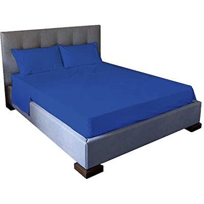 Jenny Sesal Komplet pościeli jednolity kolor Made in Italy komplet pościeli dwuosobowej BLUE ROYAL komplet pościeli i poszewek na poduszki Jenny Sesal Komplet pościeli jednolity kolor Made in Italy komplet pościeli dwuosobowej BLUE ROYAL komplet pościeli i poszewek na poduszki
