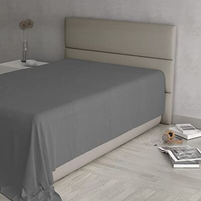 Italian Bed Linen Prześcieradło wierzchnie, MAX COLOR, 100% bawełna, jednolity kolor, ciemnoszary, półkwadratowy 180 x 300 cm Italian Bed Linen Prześcieradło wierzchnie, MAX COLOR, 100% bawełna, jednolity kolor, ciemnoszary, półkwadratowy 180 x 300 cm