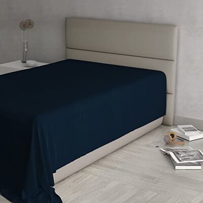 Italian Bed Linen Prześcieradło wierzchnie, MAX COLOR, 100% bawełna, jednolity kolor, ciemnoniebieski, półkwadratowy 180 x 300 cm Italian Bed Linen Prześcieradło wierzchnie, MAX COLOR, 100% bawełna, jednolity kolor, ciemnoniebieski, półkwadratowy 180 x 300 cm
