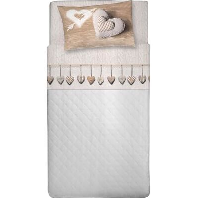 PENSIERI DELICATI Komplet pościeli jednoosobowej, flanela, 100% ciepła i miękka bawełna, komplet pościeli 1 łóżko queen size 90 x 200 cm, z prześcieradłem spodnim, na górze i 1 poszewką na poduszkę, PENSIERI DELICATI Komplet pościeli jednoosobowej, flanela, 100% ciepła i miękka bawełna, komplet pościeli 1 łóżko queen size 90 x 200 cm, z prześcieradłem spodnim, na górze i 1 poszewką na poduszkę,
