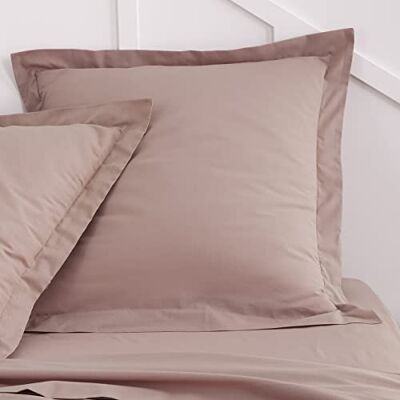 TODAY Essential Zestaw 2 poszewek na poduszki 63X63 cm 100% jednolitej bawełny, Rose des Sables TODAY Essential Zestaw 2 poszewek na poduszki 63X63 cm 100% jednolitej bawełny, Rose des Sables