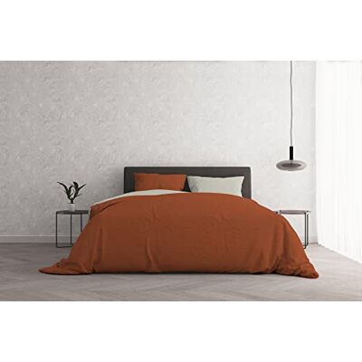 Italian Bed Linen Parure Natural Color, Ziemia/Śmietana, Podwójna okładka Italian Bed Linen Parure Natural Color, Ziemia/Śmietana, Podwójna okładka