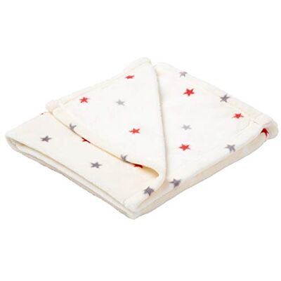 Babycalin BBC630904 koc flanelowy, 75 cm x 100 cm, gwiazdy, wielokolorowy, 1 sztuka Babycalin BBC630904 koc flanelowy, 75 cm x 100 cm, gwiazdy, wielokolorowy, 1 sztuka