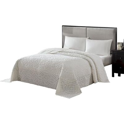 Beatrice Home Fashions Obrączka szenilowa, narzuta na łóżko, Queen Beatrice Home Fashions Obrączka szenilowa, narzuta na łóżko, Queen