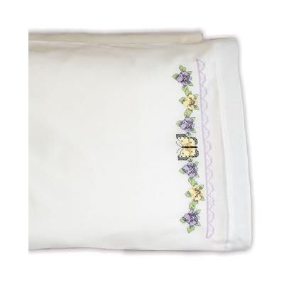 Janlynn 021-1339 Para poszewek na poduszkę ze stemplowanym ściegiem krzyżykowym, wielokolorowa, 50 x 76 cm Janlynn 021-1339 Para poszewek na poduszkę ze stemplowanym ściegiem krzyżykowym, wielokolorowa, 50 x 76 cm
