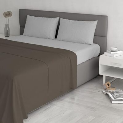 Italian Bed Linen TRENDY CHIC 100% Bawełna wyprodukowana we Włoszech, Podwójny, Brązowy Italian Bed Linen TRENDY CHIC 100% Bawełna wyprodukowana we Włoszech, Podwójny, Brązowy