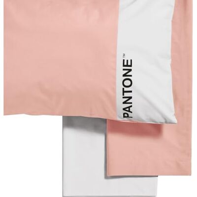 osama home PANTONE™ komplet pościeli bawełnianej na łóżko dwuosobowe 240 x 280 cm + prześcieradło z gumką z podwójnym łóżkiem, ochraniacz na materac 180 x 200 cm, z gumkami do materaca o wymiarach do 30 cm i osama home PANTONE™ komplet pościeli bawełnianej na łóżko dwuosobowe 240 x 280 cm + prześcieradło z gumką z podwójnym łóżkiem, ochraniacz na materac 180 x 200 cm, z gumkami do materaca o wymiarach do 30 cm i