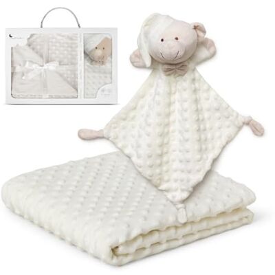 Interbaby Deka Miękka aksamitna kocyk dla niemowląt & Pluszowa zabawka - Kocyk dla dzieci Interbaby Deka Miękka aksamitna kocyk dla niemowląt & Pluszowa zabawka - Kocyk dla dzieci