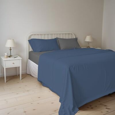 Italian Bed Linen MB HOME ITALY Zestaw pościeli MB Home Supreme, Avio/dym, łóżko podwójne Italian Bed Linen MB HOME ITALY Zestaw pościeli MB Home Supreme, Avio/dym, łóżko podwójne