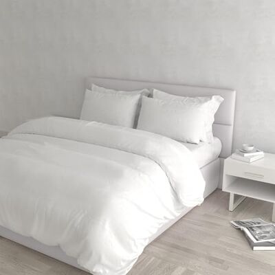 Italian Bed Linen PARURE ELEGANT, Biały, Podwójny Italian Bed Linen PARURE ELEGANT, Biały, Podwójny