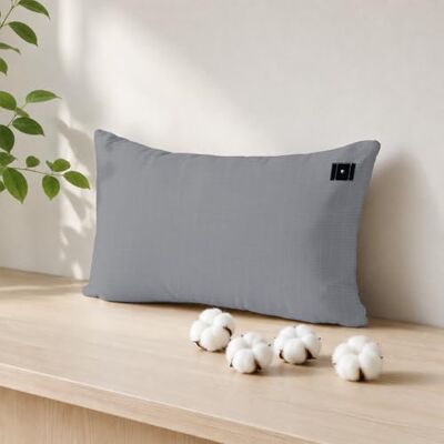 N\A Uziemiająca poszewka na poduszkę z 38 cm sznurkiem uziemiającym 50 x 76 cm (szara) N\A Uziemiająca poszewka na poduszkę z 38 cm sznurkiem uziemiającym 50 x 76 cm (szara)
