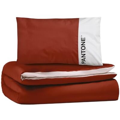 osama home PANTONE™ Zestaw poszewek na kołdrę jednoosobowy z bawełny na łóżko pojedyncze składający się z śpiwora na kołdrę 155 x 200 cm + poszewka na poduszkę do spania 50 x 80 cm, zestaw poszewek na kołdrę osama home PANTONE™ Zestaw poszewek na kołdrę jednoosobowy z bawełny na łóżko pojedyncze składający się z śpiwora na kołdrę 155 x 200 cm + poszewka na poduszkę do spania 50 x 80 cm, zestaw poszewek na kołdrę