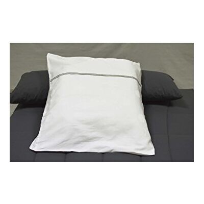 Homemaison Poszewka na poduszkę, bawełna, biała, 64 x 64 cm Homemaison Poszewka na poduszkę, bawełna, biała, 64 x 64 cm