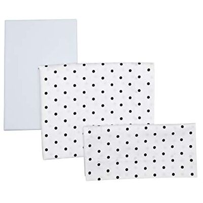 be! Zestaw 3 szt. małe łóżko płaskie prześcieradło 80 x 120 cm 'Be Dot Blue' be! Zestaw 3 szt. małe łóżko płaskie prześcieradło 80 x 120 cm 'Be Dot Blue'