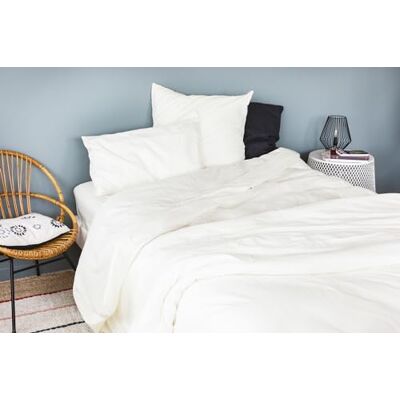 Toison d’or Poszewka na poduszkę Cap Fretka prana bawełna, rozmiar 50cm x 70cm, biała Toison d’or Poszewka na poduszkę Cap Fretka prana bawełna, rozmiar 50cm x 70cm, biała