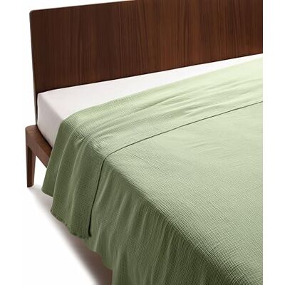 osama home Letni podwójny koc 260 x 260 bawełna 100% certyfikat OekoTex, podwójna kołdra wiosenna w połowie sezonu miękki lekki, oddychający koc z podwójnym pikowaniem osama home Letni podwójny koc 260 x 260 bawełna 100% certyfikat OekoTex, podwójna kołdra wiosenna w połowie sezonu miękki lekki, oddychający koc z podwójnym pikowaniem