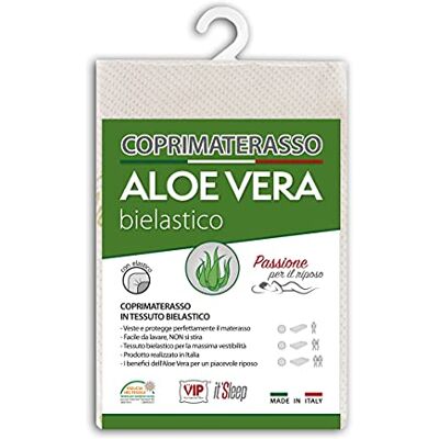 V.I.P. Very Important Pillow Nakładka na materac Aloe Vera z elastyczną taśmą narożną, żakard, francuski V.I.P. Very Important Pillow Nakładka na materac Aloe Vera z elastyczną taśmą narożną, żakard, francuski