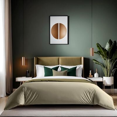 Nuit Des Rêves Elegancka kołdra Ranforce Double (200 x 200 cm), 100% bawełna, beżowa, zapięcie na guziki, 155 nici, można prać w pralce w temperaturze 30°C, miękka i trwała Nuit Des Rêves Elegancka kołdra Ranforce Double (200 x 200 cm), 100% bawełna, beżowa, zapięcie na guziki, 155 nici, można prać w pralce w temperaturze 30°C, miękka i trwała
