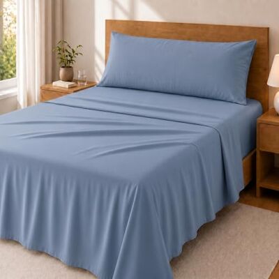 Degrees home Zestaw pościeli premium 90 x 190-3 elementy, prześcieradło 90 x 190, prześcieradło z gumką 90 x 190, regulowane, 1 poszewka na poduszkę 80 x 50 Degrees home Zestaw pościeli premium 90 x 190-3 elementy, prześcieradło 90 x 190, prześcieradło z gumką 90 x 190, regulowane, 1 poszewka na poduszkę 80 x 50