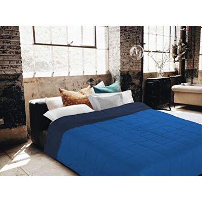 Italian Bed Linen Doubleface letnia kołdra pikowana "Sogni e Capricci" Royal niebieski/ciemnoniebieski Italian Bed Linen Doubleface letnia kołdra pikowana "Sogni e Capricci" Royal niebieski/ciemnoniebieski