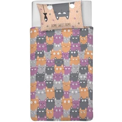 PENSIERI DELICATI Komplet pościeli pojedynczej pościeli, 100% bawełna, komplet pościeli 1550 x 200 cm i 1 poszewka na poduszkę 52 x 82 cm, wyprodukowano we Włoszech, poszwa na kołdrę można prać w PENSIERI DELICATI Komplet pościeli pojedynczej pościeli, 100% bawełna, komplet pościeli 1550 x 200 cm i 1 poszewka na poduszkę 52 x 82 cm, wyprodukowano we Włoszech, poszwa na kołdrę można prać w