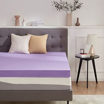 SINWEEK 4 Inch Gel Memory Foam Mattress Topper Ventilated Soft Pressure Relieve Mattress Pad, Breathable Bed Topper, CertiPUR-US Certified, Twin Size SINWEEK 4 Inch Gel Memory Foam Mattress Topper Ventilated Soft Pressure Relieve Mattress Pad, Breathable Bed Topper, CertiPUR-US Certified, Twin Size