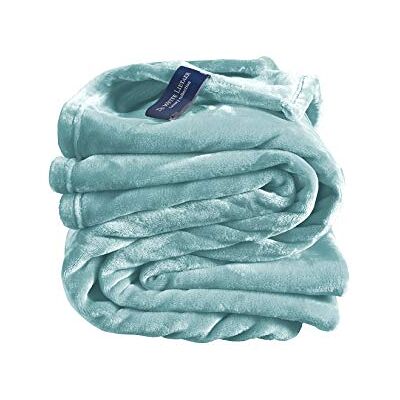 De Witte Lietaer Cosy koc, poliester, niebieski mineralny, 150 x 200 cm De Witte Lietaer Cosy koc, poliester, niebieski mineralny, 150 x 200 cm
