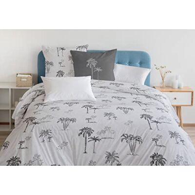 HOME LINGE PASSION Home Passion Poszwa na kołdrę 3 sztuki 100% bawełna 57 nitek 2 osoby 220 x 240 cm TINGHIR biały i szary HOME LINGE PASSION Home Passion Poszwa na kołdrę 3 sztuki 100% bawełna 57 nitek 2 osoby 220 x 240 cm TINGHIR biały i szary