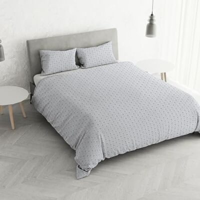 Italian Bed Linen Zestaw poszewek na kołdrę z bawełny z nadrukiem we Włoszech, wykonany we Włoszech komplet poszewek na kołdrę 250 x 200 cm z wewnętrzną naszywką i poszewkami na poduszki, floyd szary, podwójny Italian Bed Linen Zestaw poszewek na kołdrę z bawełny z nadrukiem we Włoszech, wykonany we Włoszech komplet poszewek na kołdrę 250 x 200 cm z wewnętrzną naszywką i poszewkami na poduszki, floyd szary, podwójny