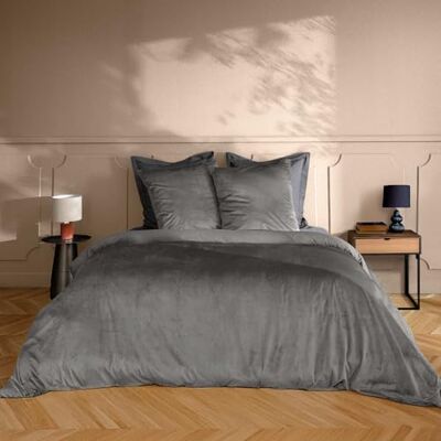 Douceur d'Intérieur , 3-częściowy zestaw (240 X 220 Cm) Velina antracyt, gładki aksamit Douceur d'Intérieur , 3-częściowy zestaw (240 X 220 Cm) Velina antracyt, gładki aksamit