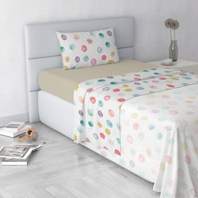 Italian Bed Linen Modny zestaw pościeli, wyprodukowano we Włoszech komplet pościeli z miękkiej mikrofibry, prześcieradło pod spodem z gumką, prześcieradło wierzchnie 180 x 270 cm, poszewka na poduszkę z gumką na Italian Bed Linen Modny zestaw pościeli, wyprodukowano we Włoszech komplet pościeli z miękkiej mikrofibry, prześcieradło pod spodem z gumką, prześcieradło wierzchnie 180 x 270 cm, poszewka na poduszkę z gumką na
