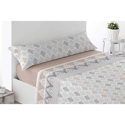 Miracle Home Zestaw pościeli Gador 200x200 beżowy Miracle Home Zestaw pościeli Gador 200x200 beżowy