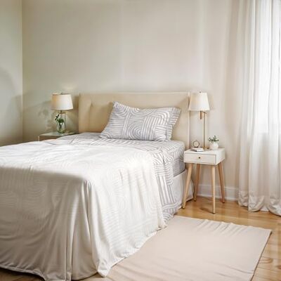 Italian Bed Linen Komplet pościeli Ida bawełna, łóżko jednoosobowe, wyprodukowano we Włoszech komplet pościeli, prześcieradło z gumką, prześcieradło wierzchnie 90 x 200 cm i poszewka na poduszkę z wewnętrzną naszywką Italian Bed Linen Komplet pościeli Ida bawełna, łóżko jednoosobowe, wyprodukowano we Włoszech komplet pościeli, prześcieradło z gumką, prześcieradło wierzchnie 90 x 200 cm i poszewka na poduszkę z wewnętrzną naszywką