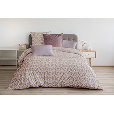 HOME LINGE PASSION Home Passion Poszewka na kołdrę 3 sztuki 100% Bawełna 57 wątków 2 osoby 240x260 cm SINHALA Pastelowy liliowy/fioletowy HOME LINGE PASSION Home Passion Poszewka na kołdrę 3 sztuki 100% Bawełna 57 wątków 2 osoby 240x260 cm SINHALA Pastelowy liliowy/fioletowy