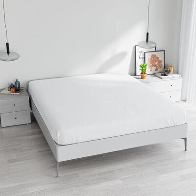 MB HOME ITALY B-ST-MX-2P-19, Pościel pod narożnikami Max Color, Biały, Dwuosobowy MB HOME ITALY B-ST-MX-2P-19, Pościel pod narożnikami Max Color, Biały, Dwuosobowy