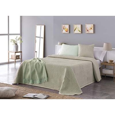 VIALMAN Koc dzienny, beżowy, łóżko 280 cm: 270 x 270 cm, 17 VIALMAN Koc dzienny, beżowy, łóżko 280 cm: 270 x 270 cm, 17