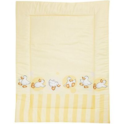 Alvi 612152434 koc do raczkowania "Happy Duck", żółty Alvi 612152434 koc do raczkowania "Happy Duck", żółty