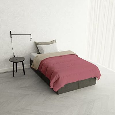 Italian Bed Linen Zimowa kołdra "Oslo" dwulicowa, fioletowa/kremowa, 200 x 200 cm Italian Bed Linen Zimowa kołdra "Oslo" dwulicowa, fioletowa/kremowa, 200 x 200 cm