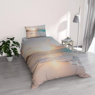 Italian Bed Linen Parure GOODNIGHT Druk cyfrowy pokrowiec na kołdrę z mikrofibry na Haiti, Pojedynczy Italian Bed Linen Parure GOODNIGHT Druk cyfrowy pokrowiec na kołdrę z mikrofibry na Haiti, Pojedynczy