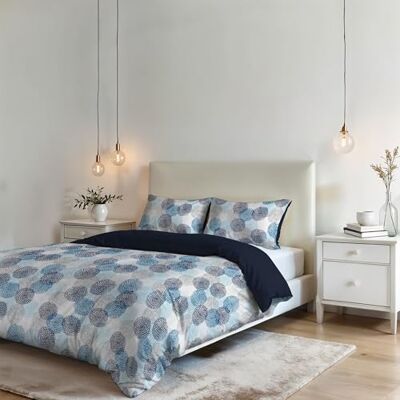 Italian Bed Linen Parure Fantasy 100% Mikrofibra, Głowica prysznicowa Niebieski, Podwójny Italian Bed Linen Parure Fantasy 100% Mikrofibra, Głowica prysznicowa Niebieski, Podwójny