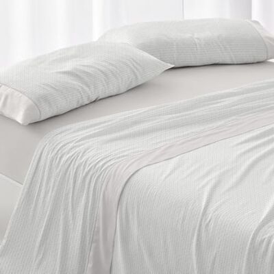 Blanco Zestaw prześcieradeł, łóżko 90 cm (dostępne rozmiary) wzór 541, kolor kamienia (90 x 190/200 cm) Blanco Zestaw prześcieradeł, łóżko 90 cm (dostępne rozmiary) wzór 541, kolor kamienia (90 x 190/200 cm)