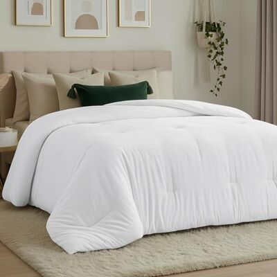 Utopia Bedding Alternatywna pikowana kołdra całoroczna w rozmiarze twin, kołdra z narożnymi zakładkami, można prać w pralce, kołdra na łóżko (biała) Utopia Bedding Alternatywna pikowana kołdra całoroczna w rozmiarze twin, kołdra z narożnymi zakładkami, można prać w pralce, kołdra na łóżko (biała)