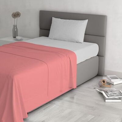 Italian Bed Linen TRENDY CHIC Pełne łóżko 100% Bawełna wykonana we Włoszech, Plac i Pół, Koral Italian Bed Linen TRENDY CHIC Pełne łóżko 100% Bawełna wykonana we Włoszech, Plac i Pół, Koral