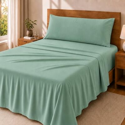 Degrees home Zestaw pościeli premium 135 x 190-3 sztuki prześcieradło 135 x 190 cm prześcieradło z gumką 135 x 190 cm 1 poszewki na poduszki 135 x 45 cm Degrees home Zestaw pościeli premium 135 x 190-3 sztuki prześcieradło 135 x 190 cm prześcieradło z gumką 135 x 190 cm 1 poszewki na poduszki 135 x 45 cm