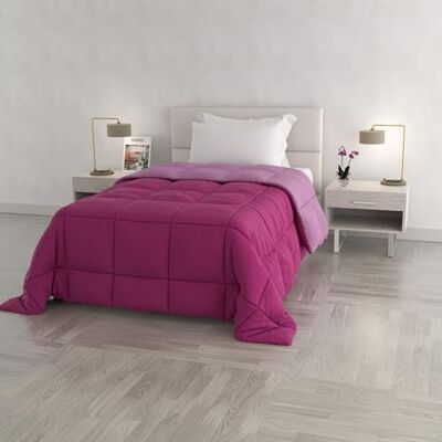 MB HOME ITALY Italian Bed Linen Elegancka Kołdra Zimowa, Mikrofibra, Fuksja/Lilla, 1 Plac MB HOME ITALY Italian Bed Linen Elegancka Kołdra Zimowa, Mikrofibra, Fuksja/Lilla, 1 Plac