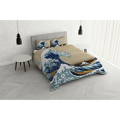 Italian Bed Linen SONY AUTORA Zestaw poszewek na kołdrę z nadrukiem cyfrowym, wyprodukowano we Włoszech, podwójny, SD-51 Italian Bed Linen SONY AUTORA Zestaw poszewek na kołdrę z nadrukiem cyfrowym, wyprodukowano we Włoszech, podwójny, SD-51