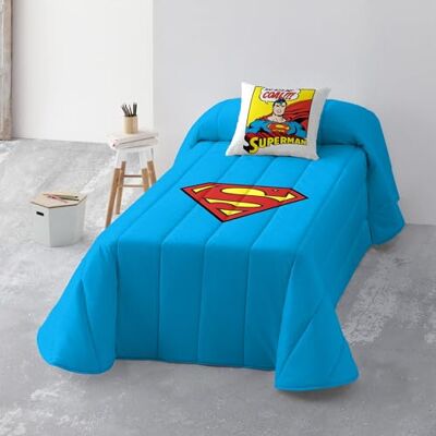 BL BELUM BELUM Kołdra Bouti Superman Reversible Dwa wzory w jednym narzucie Bouti, Narzuta Bouti 100 gr Model Superman Man of Steel Kołdra do łóżka 135 (235x270cm.) BL BELUM BELUM Kołdra Bouti Superman Reversible Dwa wzory w jednym narzucie Bouti, Narzuta Bouti 100 gr Model Superman Man of Steel Kołdra do łóżka 135 (235x270cm.)