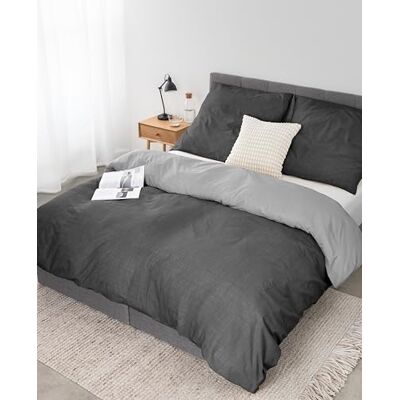 lionto dibea Renforcé dwustronna pościel ze 100% bawełny, 135 x 200 cm, poszewka na poduszkę 80 x 80 cm, 2-częściowa pościel na każdą porę roku, łatwa w pielęgnacji i odporna na odkształcenia, z lionto dibea Renforcé dwustronna pościel ze 100% bawełny, 135 x 200 cm, poszewka na poduszkę 80 x 80 cm, 2-częściowa pościel na każdą porę roku, łatwa w pielęgnacji i odporna na odkształcenia, z